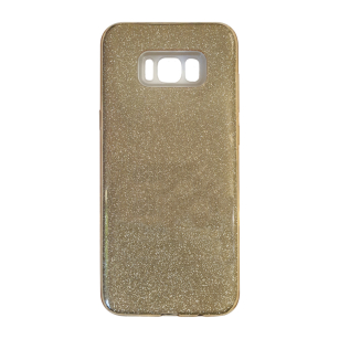 Etui nakładka Samsung Galaxy S8 Plus złote brokat
