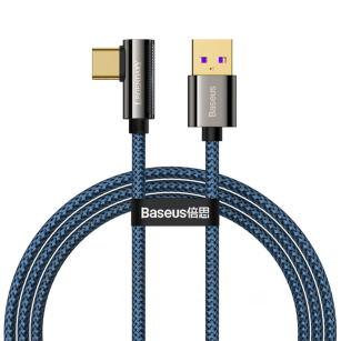 Kabel Legend USB - USB-C Baseus 2m 66W niebieski