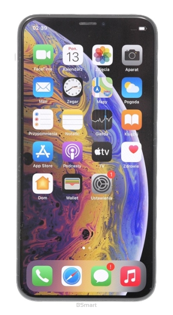 Smartfon Apple iPhone XS 4/64 GB 4G (LTE) srebrny ładny